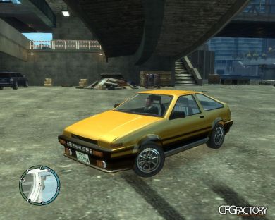 Initial D Toyota Trueno AE86