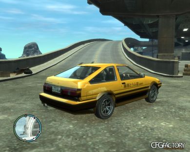 Initial D Toyota Trueno AE86