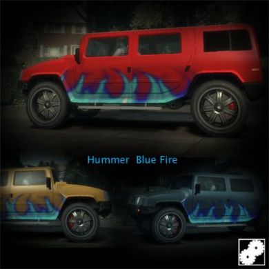 Hummer Blue Fire