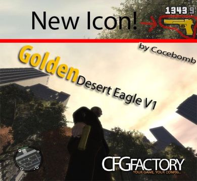 Golden Desert Eagle