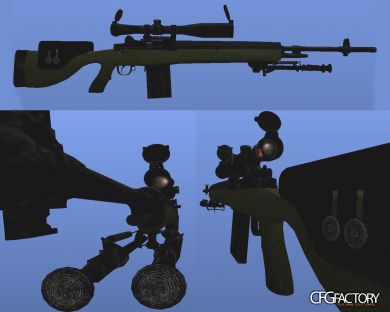 Call of Duty MW2 M14 DMR