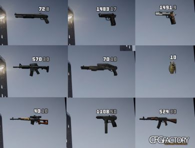 HQ Weapon Icons
