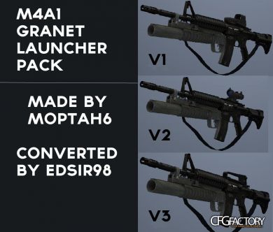 M4A1 with grenade launcher pack