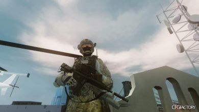 M4A1 with grenade launcher pack