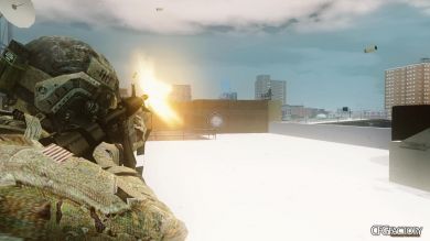 M4A1 with grenade launcher pack