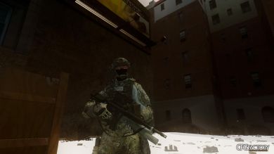 M4A1 with grenade launcher pack