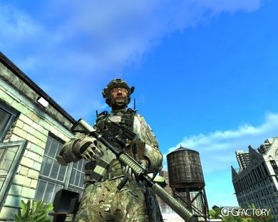 MW3 M4 Silencer+ACOG DESERT/URBAN
