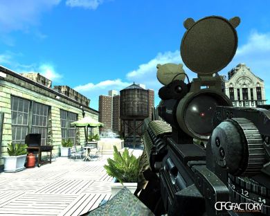 MW3 M4 Silencer+ACOG DESERT/URBAN