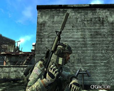 MW3 M4 Silencer+ACOG DESERT/URBAN