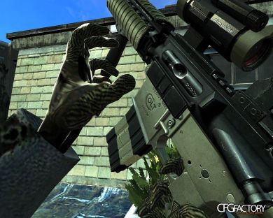 MW3 M4 Silencer+ACOG DESERT/URBAN