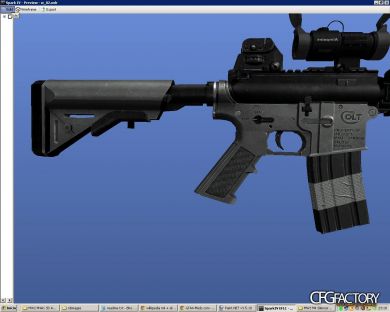 MW3 M4 Silencer+ACOG DESERT/URBAN