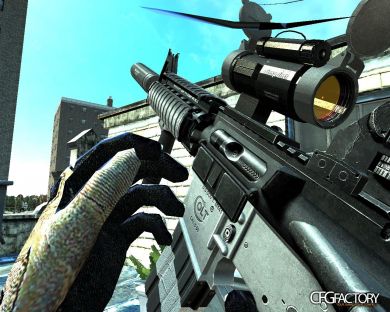 MW3 M4 Silencer+ACOG DESERT/URBAN