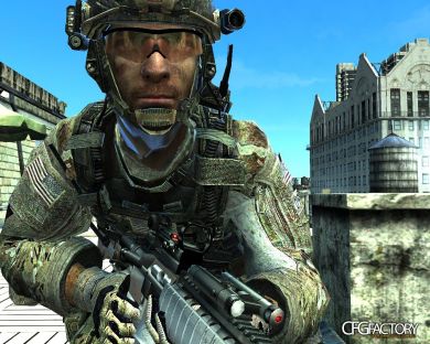 MW3 M4 Red Dot