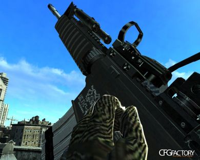 MW3 M4 Red Dot Black Edition