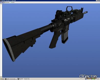 MW3 M4 Red Dot Black Edition