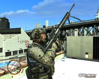 MW3 M16A4 C-MAG SCOPE