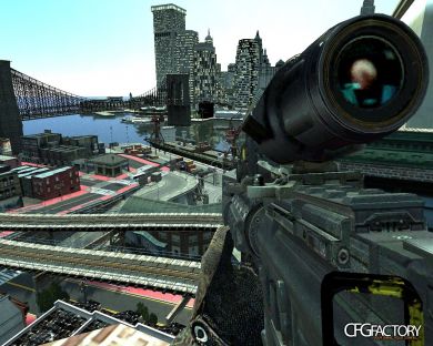 MW3 M4 Hybrid Scope V2 Model and Textures Fixed