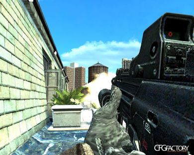 MP7 with Military Dot Sight