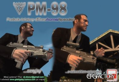 Sub Machine Gun PM-98 "Glauberite"