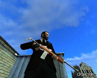 Max Payne 3 Style Mini 30 / Mini 14 Ruger + Option