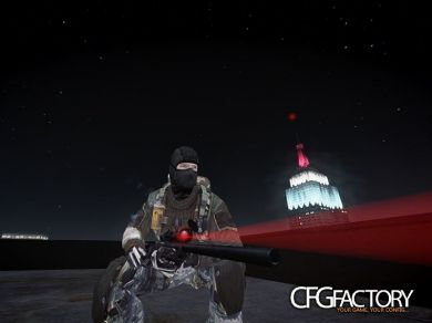 Magnum Rifle With Laser Sight