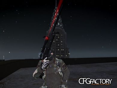 Magnum Rifle With Laser Sight