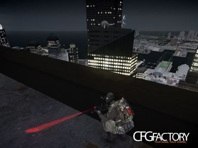 Magnum Rifle With Laser Sight