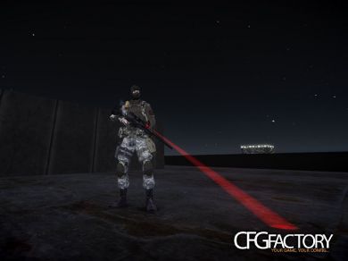Magnum Rifle With Laser Sight