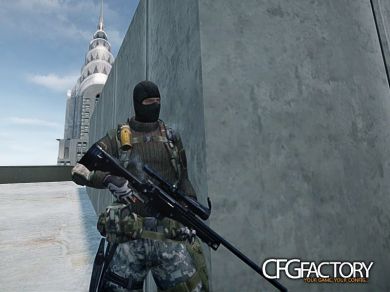 Magnum Rifle With Laser Sight
