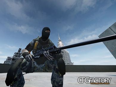 Magnum Rifle With Laser Sight