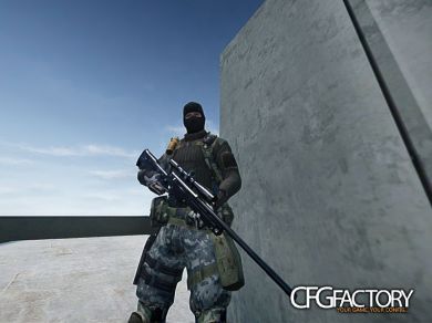 Magnum Rifle With Laser Sight