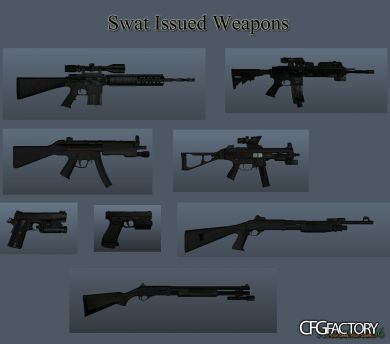S.W.A.T. Issued Weapons
