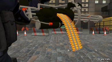 Brand New Retextured SWAT MiniGun