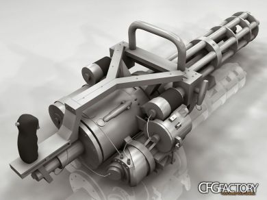Brand New Retextured SWAT MiniGun