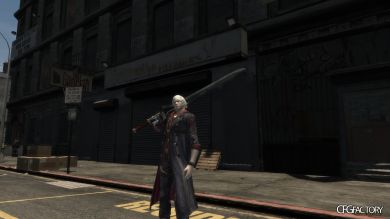 Devil May Cry 4 Nero Red Queen Sword