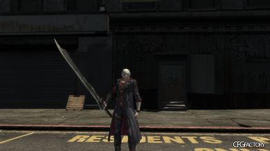 Devil May Cry 4 Nero Red Queen Sword
