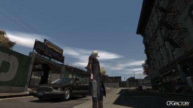 Devil May Cry 4 Nero Blue Rose Gun