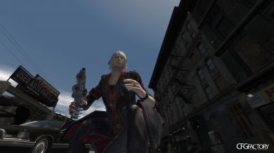 Devil May Cry 4 Nero Blue Rose Gun
