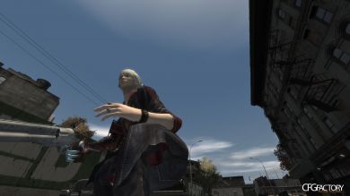 Devil May Cry 4 Nero Blue Rose Gun