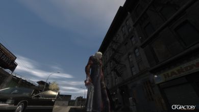 Devil May Cry 4 Nero Blue Rose Gun