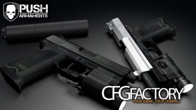 [PUSH]HK USP 45 with Working Flashlight  UPDATED V