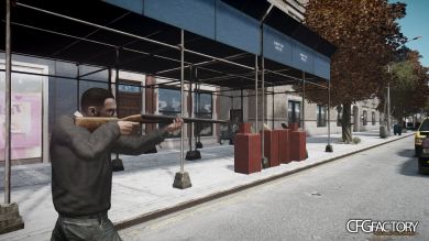 Double-barreled shotgun