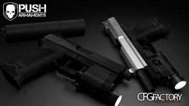 [PUSH] HK USP 45 with Working Flashlight V2.5