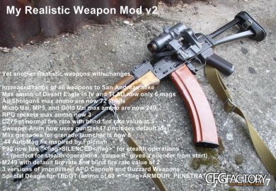 Realistic Weapon Mod, Naruto's Style v2