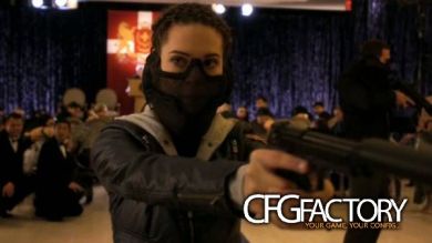 Beretta 92 Silenced with Flashlight