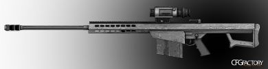 Barrett M107 w/AN/PVS-13 optics