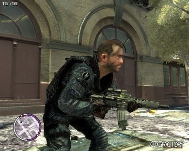 Modern Warfare Style CQC M4