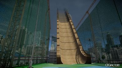 Rotterdam Tower Spider Long Jump
