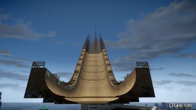 Rotterdam Tower Spider Long Jump
