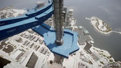 Highest Rotterdam Tower jump